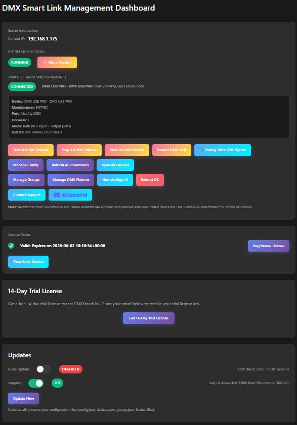 DMX Smart Link HUB – Network Edition