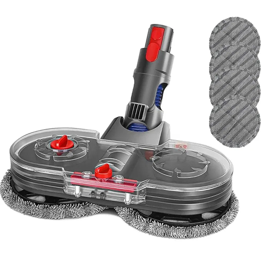 Electric Mop Head Set for V7 V8 V10 V11 V15 Vacuum Cleaner Parts, Mop Attachment with Water Tank, Cleaning Cloth
